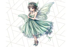 Gothic Fairy & Potion Clipart, Dark Fantasy PNG Printable Product Image 5