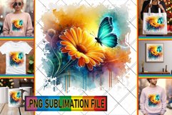 Charming TSHIRT Ideas PNG, Butterfly Product Image 1