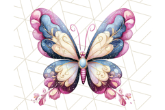 Jewel Toned Butterfly PNG Clipart, Vibrant Butterflies Product Image 5