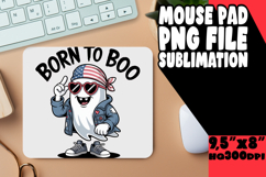 CHEERFUL MOUSE PAD SUBLIMATION INSPIRATION, Funny Ghost Product Image 1