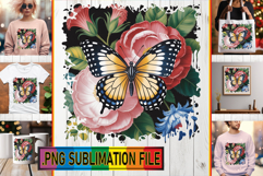 Joyful TSHIRT Art Sublimation, Butterfly Product Image 1