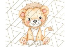 Tiny Zoo Friends Clipart, Cute Cartoon Zoo Animals PNG Product Image 5