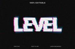 Level Editable Text Effect Style Product Image 1