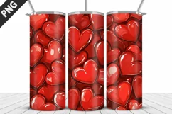 Valentines Love Skinny Tumbler PNG Wrap| Valentines Tumbler Product Image 2