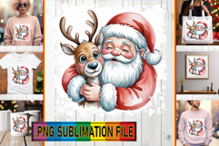 Cozy TSHIRT Designs Ideas PNG, Funny Santa Product Image 1