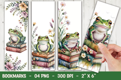 Cute Frog Bookmark Sublimation Product Image 1