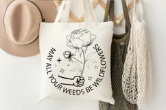 May All Your Weeds Be SVG, Occasion Flower SVG Design Product Image 2