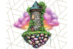 Bright Floating Island PNG Clipart for Fantasy Worlds & Maps Product Image 5