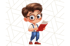 Boy Teacher Clipart PNG, Cute Male Teacher Illustration Product Image 5