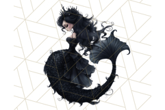 Dark Enchanted Princesses, Gothic Fairy Tale Clipart PNG Product Image 5