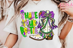 Shake Your Bootie Png, Preppy Mardi Gras Png, Brushstroke Product Image 4