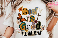 God is Good All The Time PNG Preppy Png, Christian Png Product Image 2