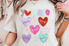 You Are Enough Valentine Png, Retro Valentine Sublimation Product Image 5