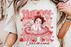 Coquette Cupid Valentine Png, Preppy Valentines Day Png Product Image 5