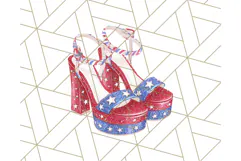 Patriotic Accessories Clipart PNG for 4th of July Product Image 5