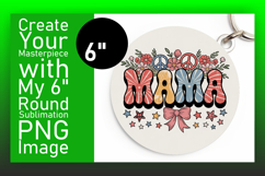 Unique Round Design for Coasters , Mama Product Image 1