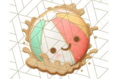 Summer Cookie Character PNG, Cute Beach Clipart Tropical Png Product Image 5