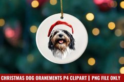 Breeds Of Christmas Dog Ornaments Clipart PNG Product Image 1