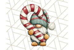Christmas Gnome Clipart, Holiday Gnomes PNG Illustrations Product Image 5