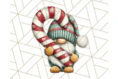 Christmas Gnome Clipart, Holiday Gnomes PNG Illustrations Product Image 5