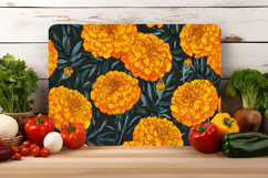 Marigold Flower Cutting Board | Cutting Board png Product Image 2