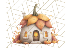 Cottagecore Halloween Clipart Cozy PNG, Autumn Fall Png Product Image 5