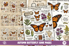 Autumn Butterfly Junk Journal Product Image 1