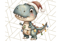 Christmas Dinosaur Party Png, Dino Clipart PNG Product Image 5