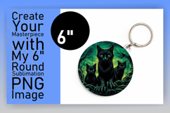 Lovely Round Design Car Coaster , Horror Halloween Product Image 1
