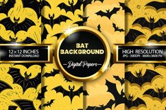Bat Background Digital Papers - 04 Variations Product Image 1
