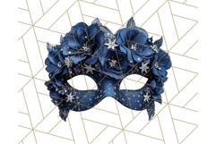 Vintage Garden Masquerade Floral Eye Mask PNG Clipart Product Image 5