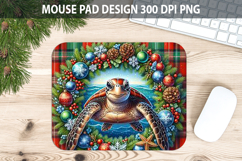 Christmas Turtle Pad Sublimation - Animal PNG Design Product Image 1