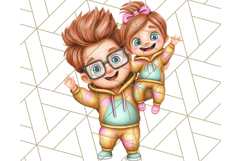 Father&#039;s Day Clipart PNG, Funny Dad Cartoon Clip Art Product Image 5