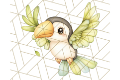 Pastel Safari Jungle Baby Animals PNG Clipart, Nursery Product Image 5