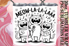Bright Reflections 20oz tumbler wrap, Funny Cat Product Image 1