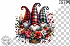Christmas Gnome Sublimation - Clipart PNG Design Product Image 1