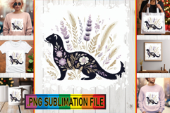 Joyful TOTE BAG Sublimation Magic, Flower Animals Product Image 1