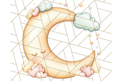 Pastel Plushie Rainbow Clipart PNG, Nursery Baby Animals Png Product Image 5