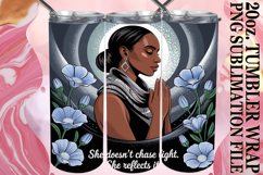 PRESENT OF JOY 20oz TUMBLER WRAP, Praying Woman Product Image 1
