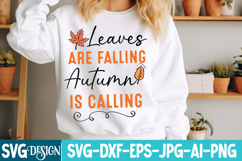 Leaves are Falling Autumn is Calling SVG,Autumn SVG Design Product Image 1