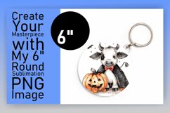 Fall Cute Cow Round Design Product Image 1