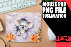 CHEERFUL DESK MAT FUN SUBLIMATION, Animals In Wall Product Image 1