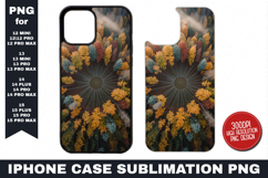 Forest iPhone Case Sublimation PNG | Sublimation Product Image 1
