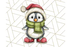 Christmas Animal Clipart, Festive Animals in Holiday Outfits Product Image 5