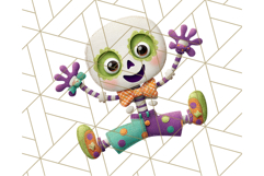 Colorful Halloween Clipart PNG, Cute Kids &amp; Candy Clip Art Product Image 5