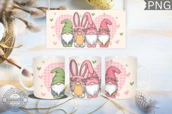 Easter Mug Wrap Design - Easter Gnome Sublimation Product Image 1