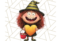 Monster Kids Clipart PNG, Cute Halloween Costume Art Product Image 5