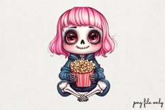 Valentines day skeletons Clipart PNG Product Image 1