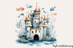 Fantasy Underwater Sublimation PNG Product Image 1