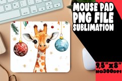 Blissful Mouse Mat Sublimation PNG, Christams Product Image 1
